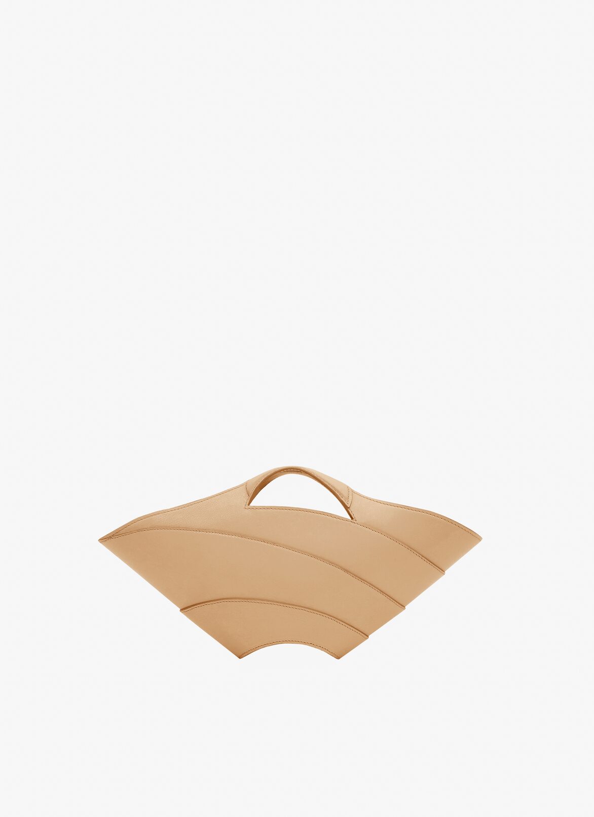 Khaima small bag in shiny goatskin ALAÏA BEIGE KHAIMA SMALL BAG IN SHINY GOATSKIN